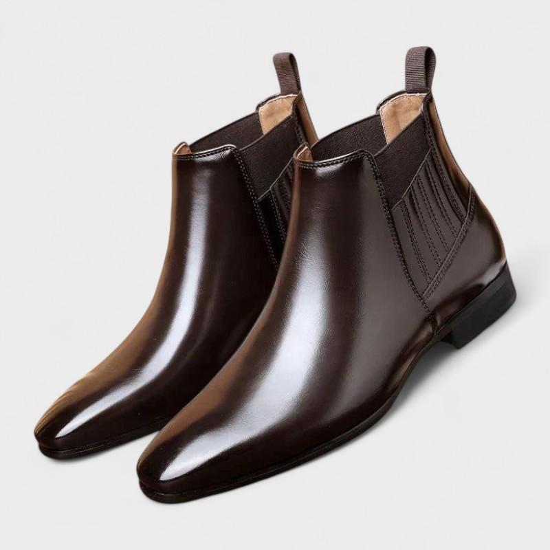 Botines de cuero sintético Peyton